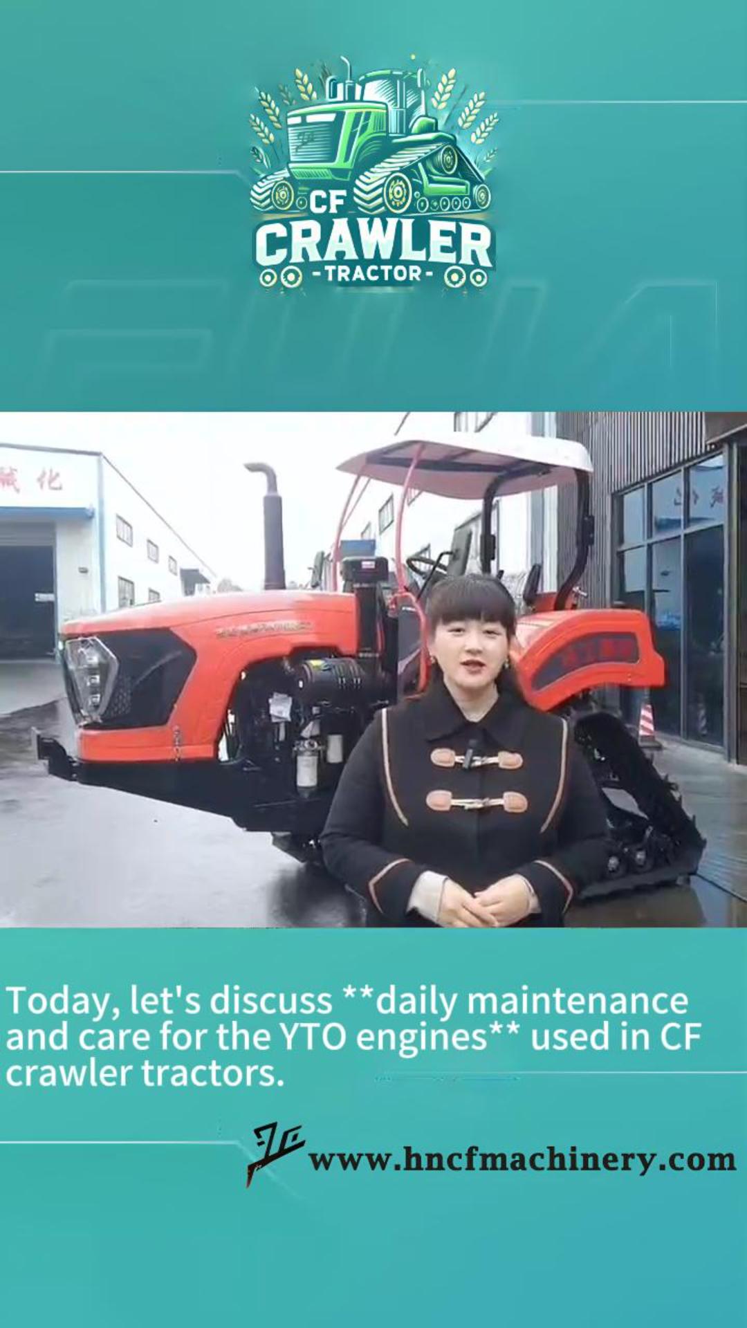 Consejos para el cuidado del motor del tractor de orugas CF: ¡Aumenta la eficiencia y la longevidad en los campos de arroz!  